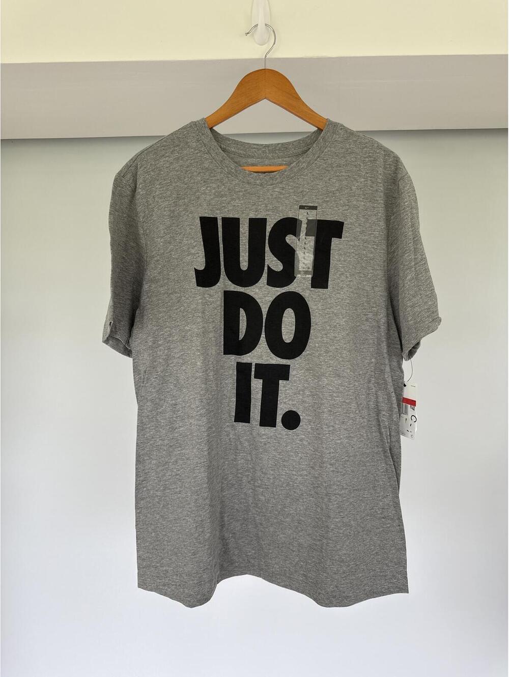 Nike The Nike Tee Gray Just Do It T-Shirt